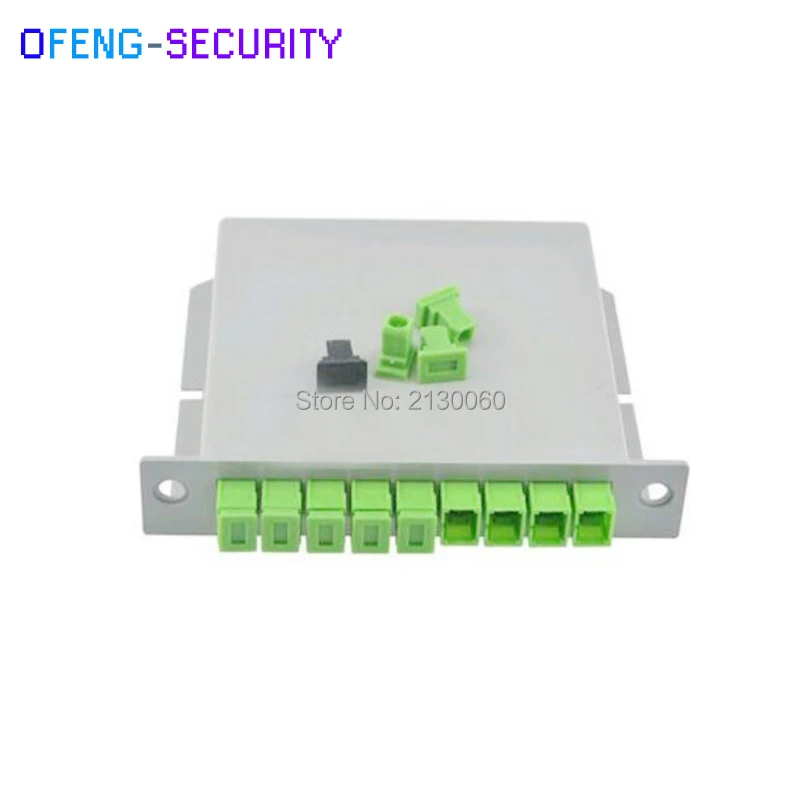 

ABS SC APC 1x8 PLC Fiber optical splitter single mode with FTTH optic splitter box FBT Optical Couple