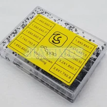 10 размеров уплотнительное кольцо для часов, водонепроницаемая резиновая прокладка, запасные части для часов