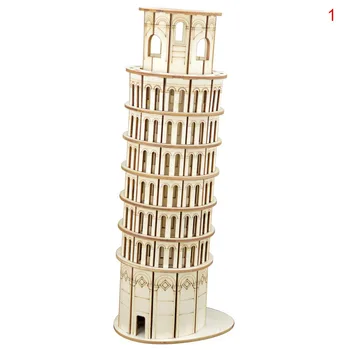 

3D Building Puzzle Model Toys World Souvenir Tower Bridge Architecture Jigsaw Kit FJ88