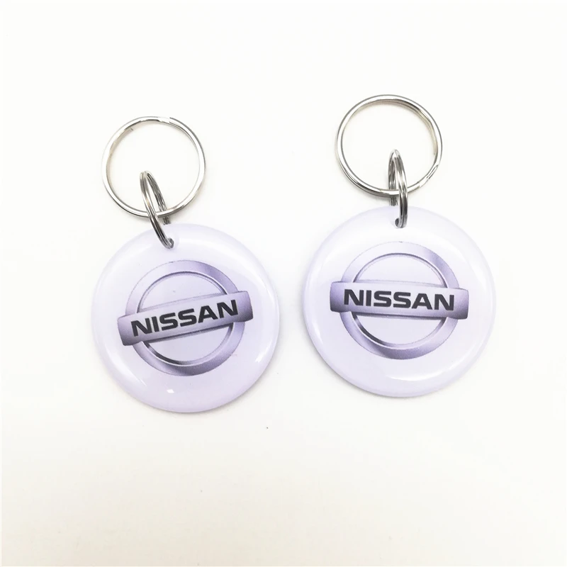 

1Pcs 125Khz RFID EM4305 Rewritable Keyfob Token Tag Keychain key fob ring Blank Card Badge For ID Card Copier Duplicator Cloner