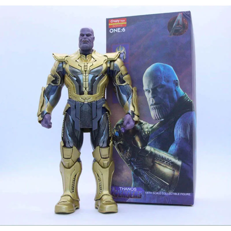 

Crazy Toys Thanos 1/6 of Avengers: Infinity War with Infinity Gauntlet Action Figure Collectible For Kids Toys Gifts Brinquedos