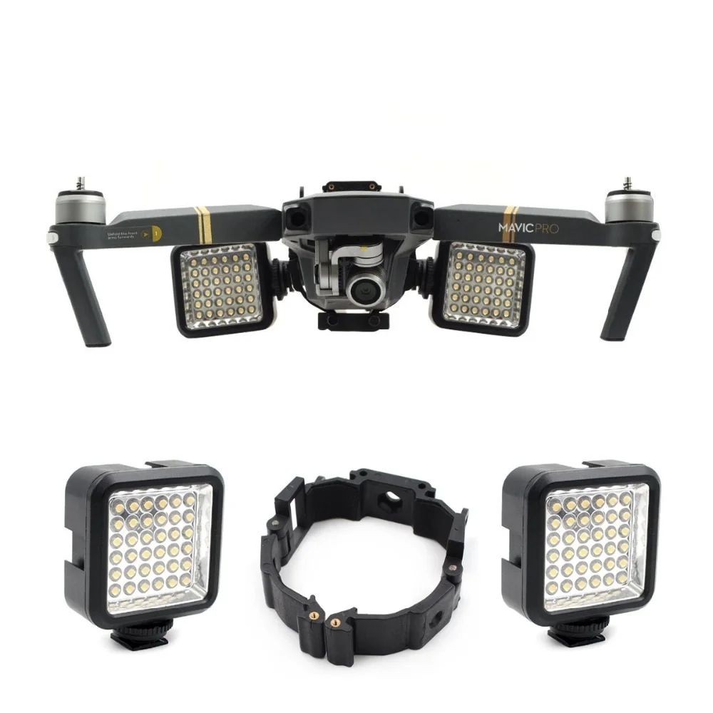 

For DJI Mavic Pro Platinum Drone Part Night Flying LED Light Mount Buckle Holder Bracket Frame For DJI MAVIC Pro Accessories