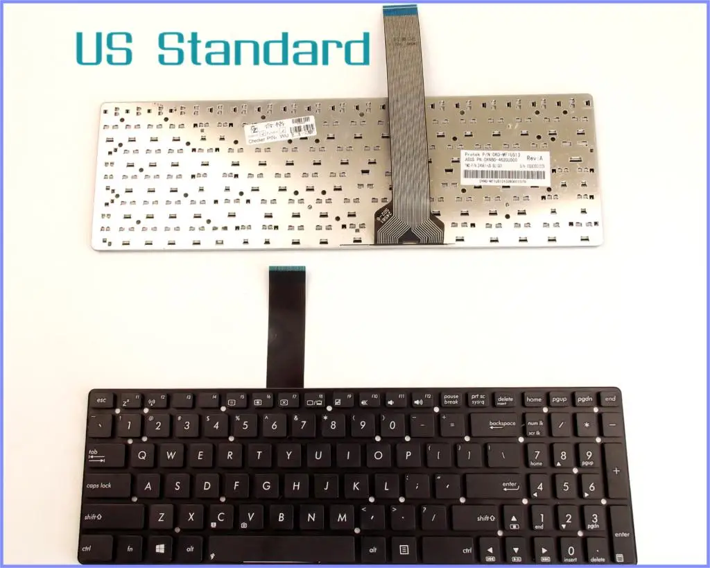 

US English Version Keyboard for ASUS R500 R500V R500A R500VD R500VJ Laptop Non-Frame