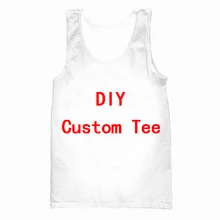 Jumeast бренд 3d печать дизайн клиента мужские/женские топы принимаем Аниме/фото/звезда/певица шаблон без рукавов DIY ваш собственный стиль