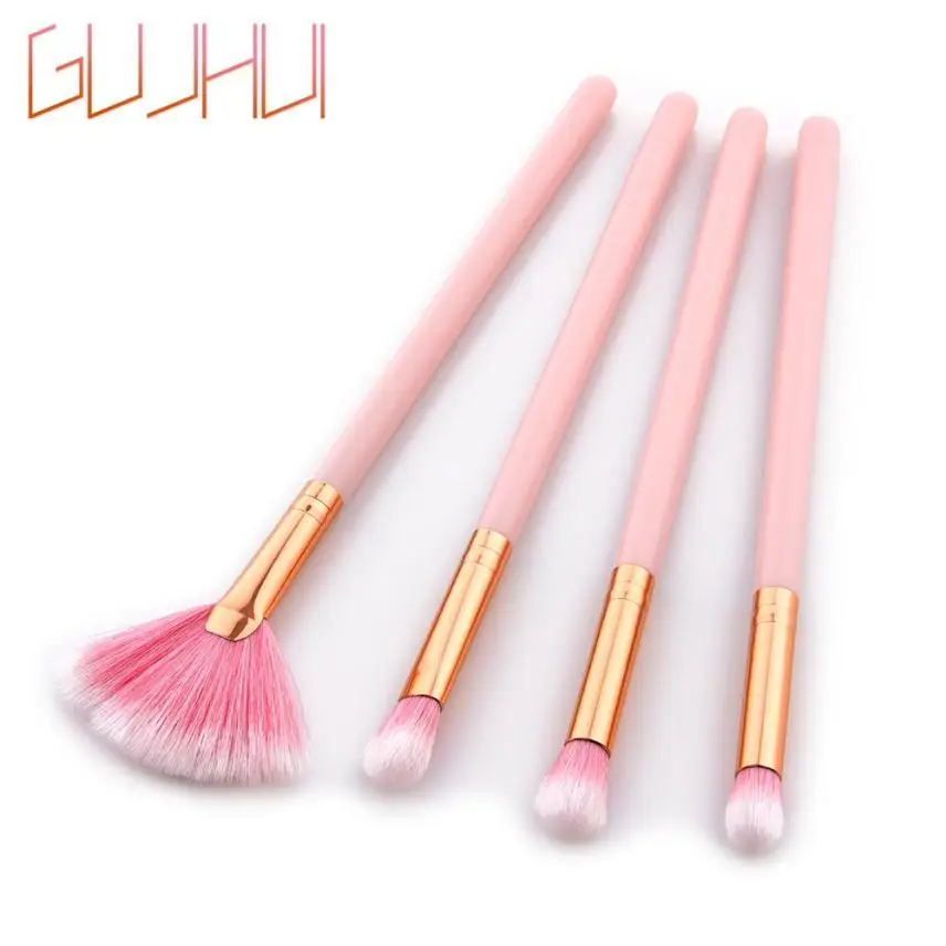 

4PCS Makeup Brush Powder Fiber Colorful Multicolor Eyeliner Eyelashes Set Make Up Brushes Cosmetic Brushes Dec 21