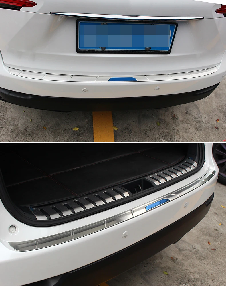 Задняя защитная накладка модифицированный шлейф коробка багажник пластина двери отделка полосы для Lexus NX200 NX300 200 T 300 H