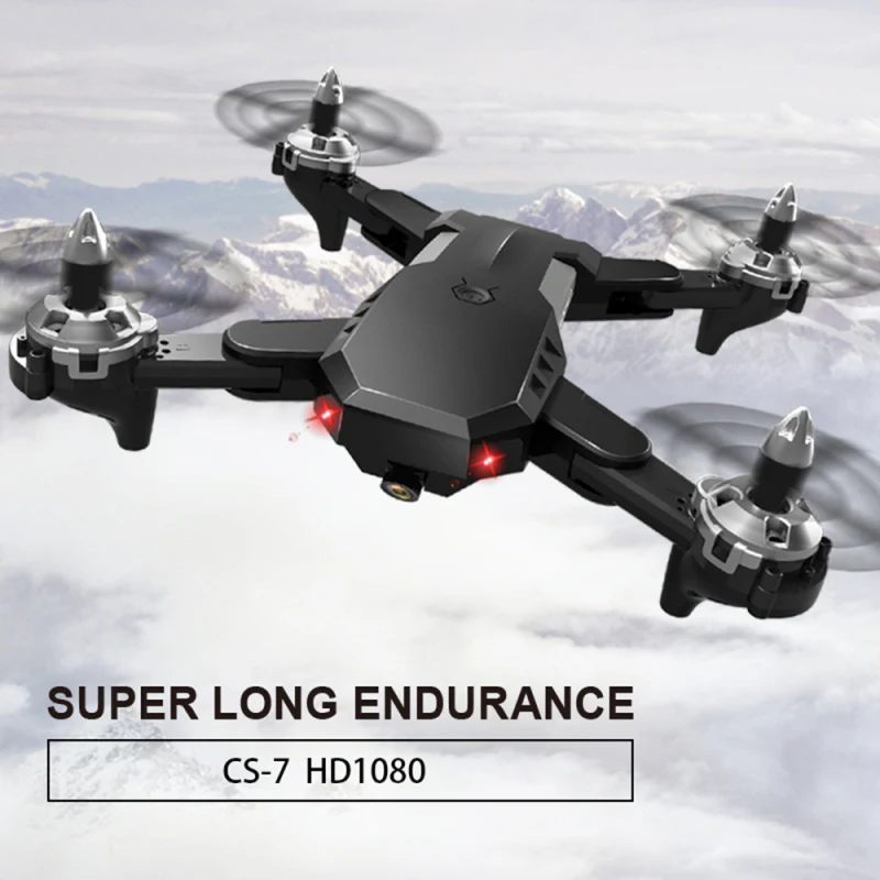 Складной Квадрокоптер FPV с камерой 2 4G регулируемая скорость HD бесголовый режим