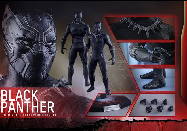 Marvel оригинальный 1:6 Мстители Бесконечность война супер герой Черная пантера BJD