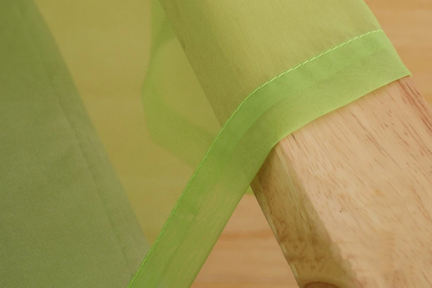 Яркая прозрачная панель занавеска для гостиной серая Тюль драпировочная ткань зеленая кухня втулка Топ фиолетовый готовая T& 090#30