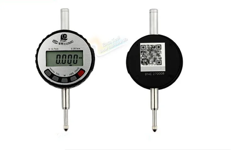Электронный циферблатный индикатор 0-12.7мм/0.001 мм жк-индикатор микрон цифровой индикатор часового типа микрометрстрелочный индикаторные часы измерительный инструмент измерительные приборы нутромер индикаторный