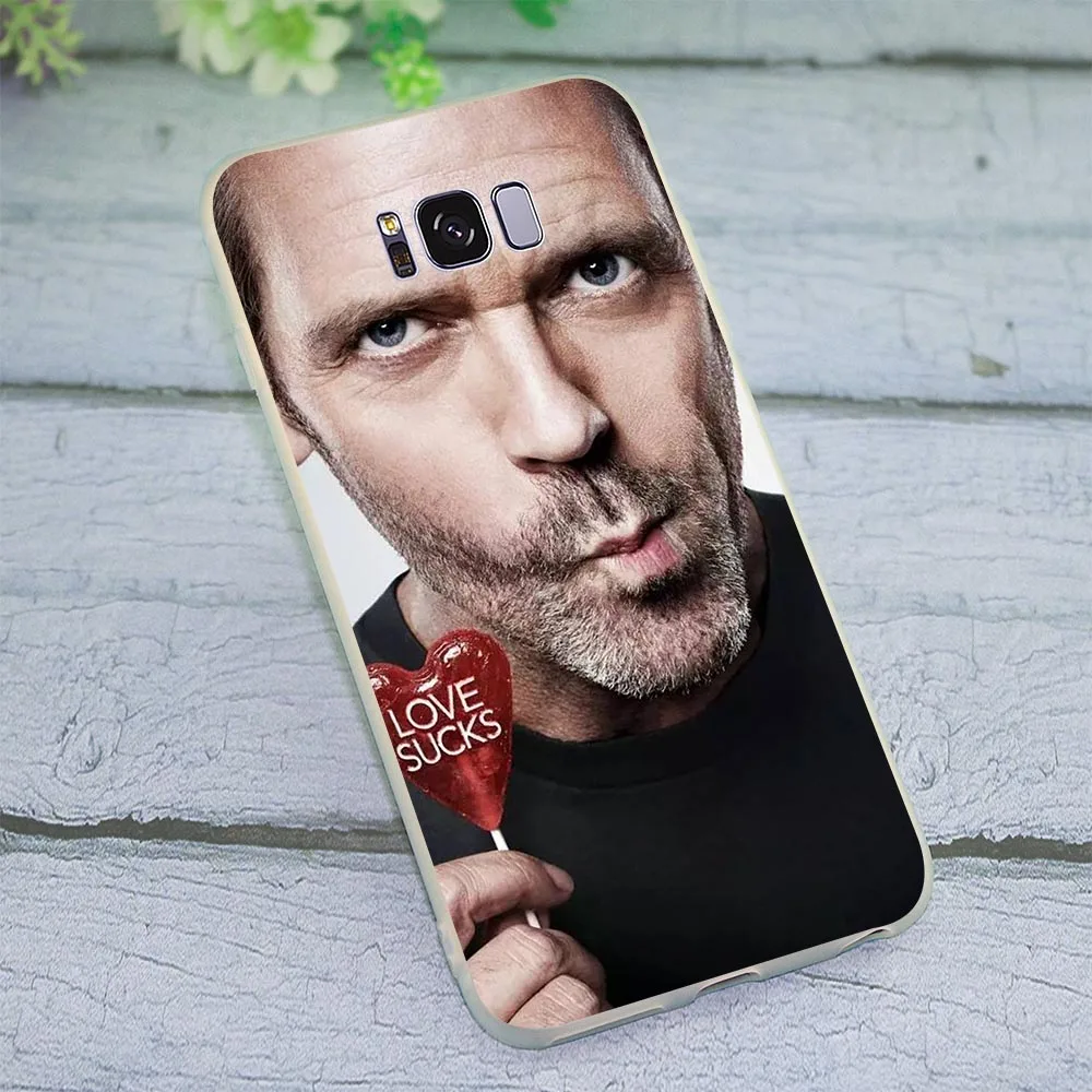 

Case for Samsung Galaxy Note 8 Dr House Hugh Laurie Pills Phone Cover for Note 9 M10 M20 M30 S7 Edge S8 Plus S9 S10 S10E