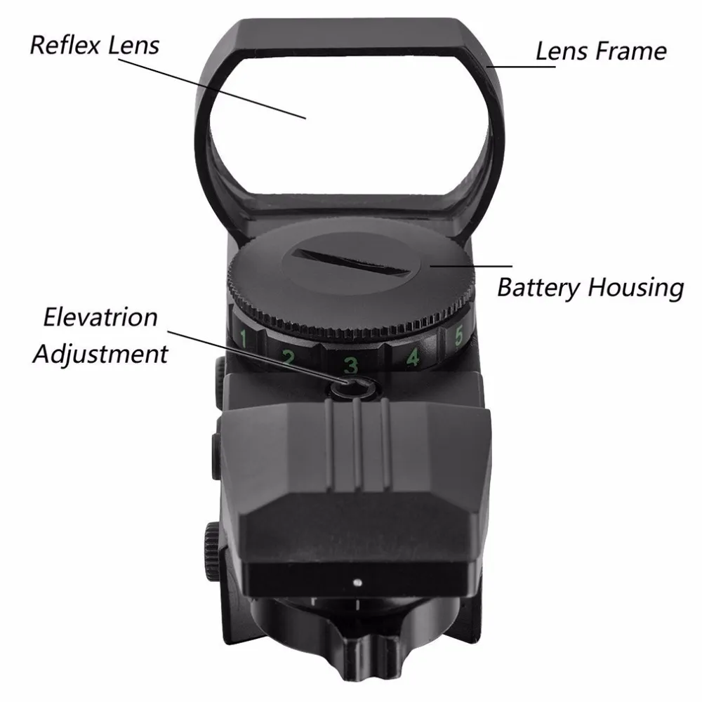 المهنية التكتيكية التصوير المجسم الأحمر الأخضر بندقية Riflescope دوت التصوير المجسم 1x22x33 ريفلكس 4 شبكاني الصيد النطاق البصري أداة المهنية التكتيكية التصوير المجسم الأحمر الأخضر بندقية Riflescope دوت التصوير المجسم 1x22x33 ريفلكس 4 شبكاني الصيد النطاق البصري أداة