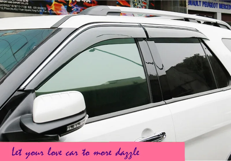 

Window Visor Vent Shade Rain/Sun/Wind Guard for explorer 2011 2012 2013 2014