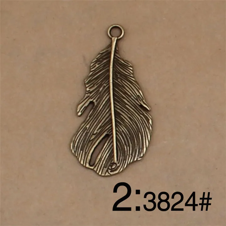 5  2pcs Vintage Leaves Pendants For Necklace Handmade Diy Jewelry Accessories Earring Jewelry Components Bracelet Jewelry Marking