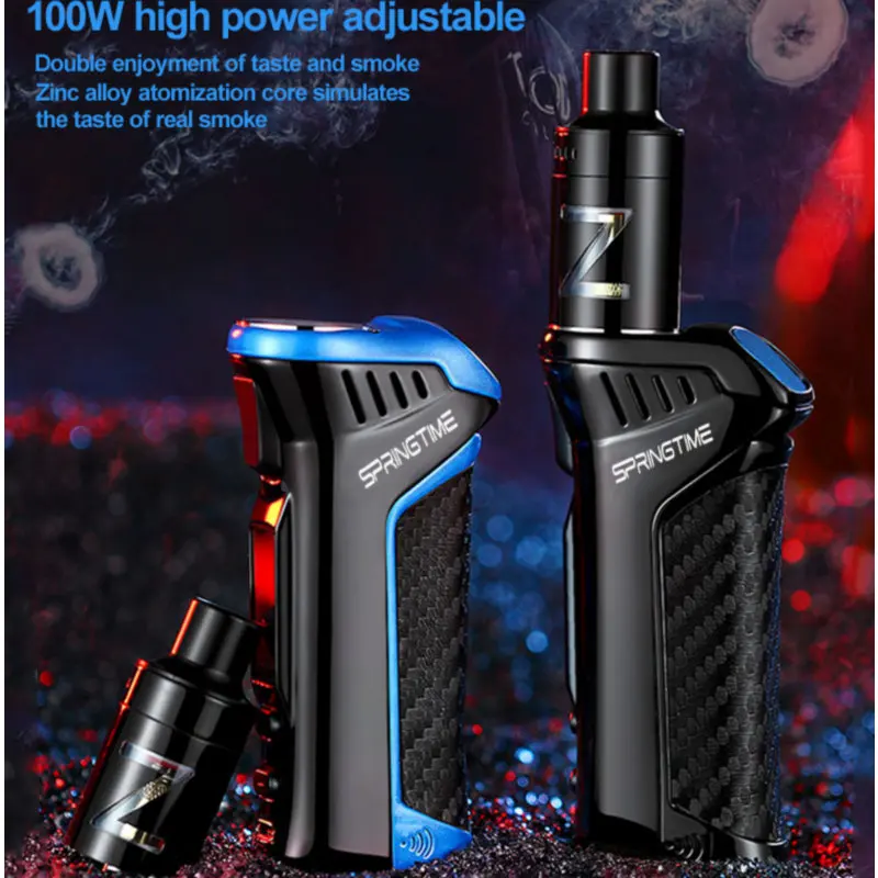 100W 18650 Box Mod Kit Big Fog Smoke Cessation font b Electronic b font Cigarette Metal