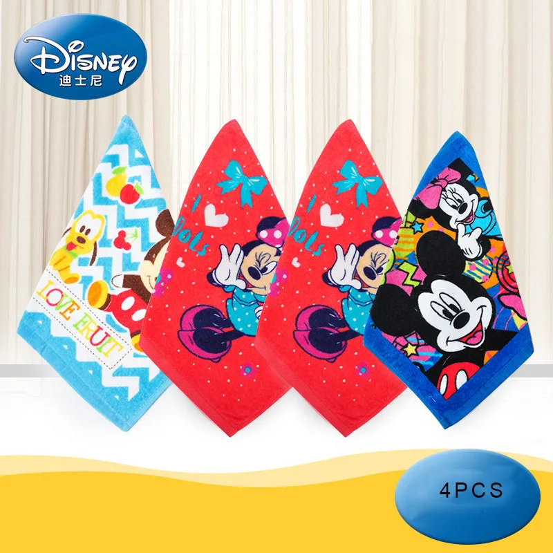 

Disney children's cotton square towel home square children's towel adult children's cotton wash towel 25X25CM