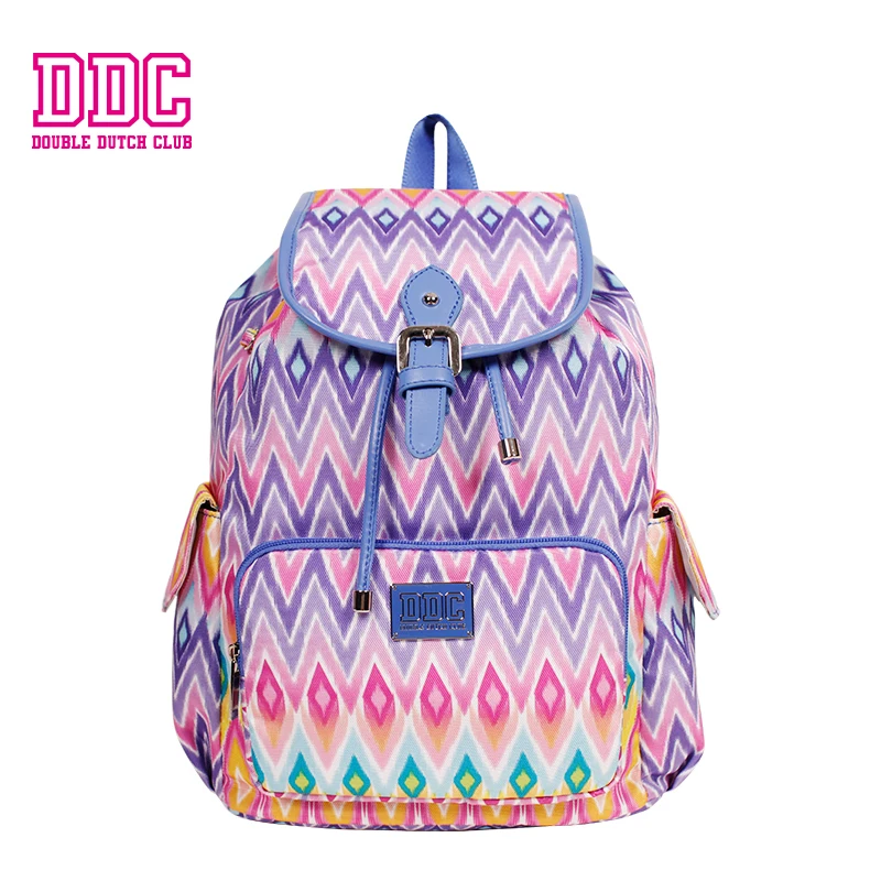

DDC Brand Backpack Vintage Women Backpack Casual Large Drawstring Backpack Waterproof School Backpack for Teenage Girls