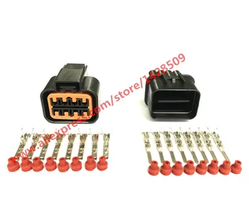 

5 Sets 8 Pin KUM PB625-08027 PB621-08020 Auto Vehicle Sealed Automotive Connector Lamp Headlight Socket For Audi BMW Ford