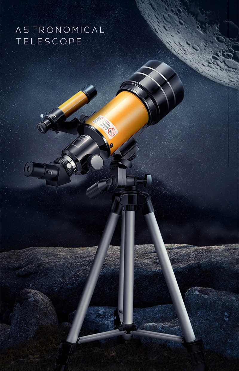 HD Профессиональный астрономический телескоп, ночное видение, глубокое пространство, вид звезды, вид Луны, 1000, монокулярный телескоп