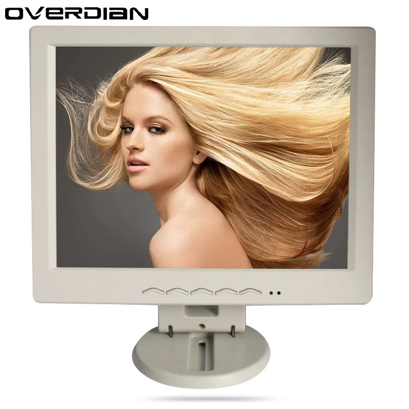 

12/12.1" VGA/DVI Connector Plastic None Touch Monitor Song Machine Cash Register Square Screen Lcd Monitor1024*768