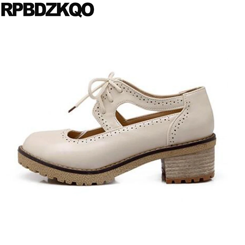 mary jane brogue heels