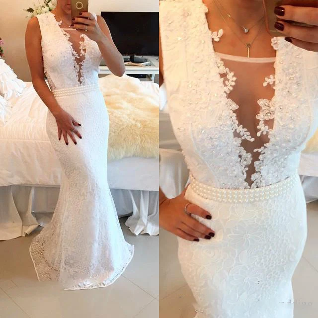 2017 средства ухода за кожей для будущих мам беременных Prom dress Mermaid кружево