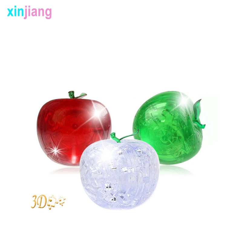 45PCS DIY 3D Apple Puzzle Kids Puzzle Toys Apple Jigsaw Assembly Puzzle 45pcs Diy 3d Apple Puzzle Kids Puzzle Toys Apple Jigsaw Assembly Puzzle