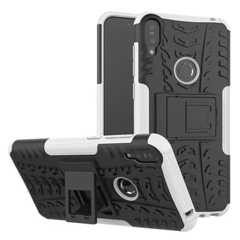 

Tire Texture Shockproof Phone Cover Back Clip Holder Phone Case For ASUS ZenFone Max Pro M1 ZB601KL/ZB602KL Eight Colors