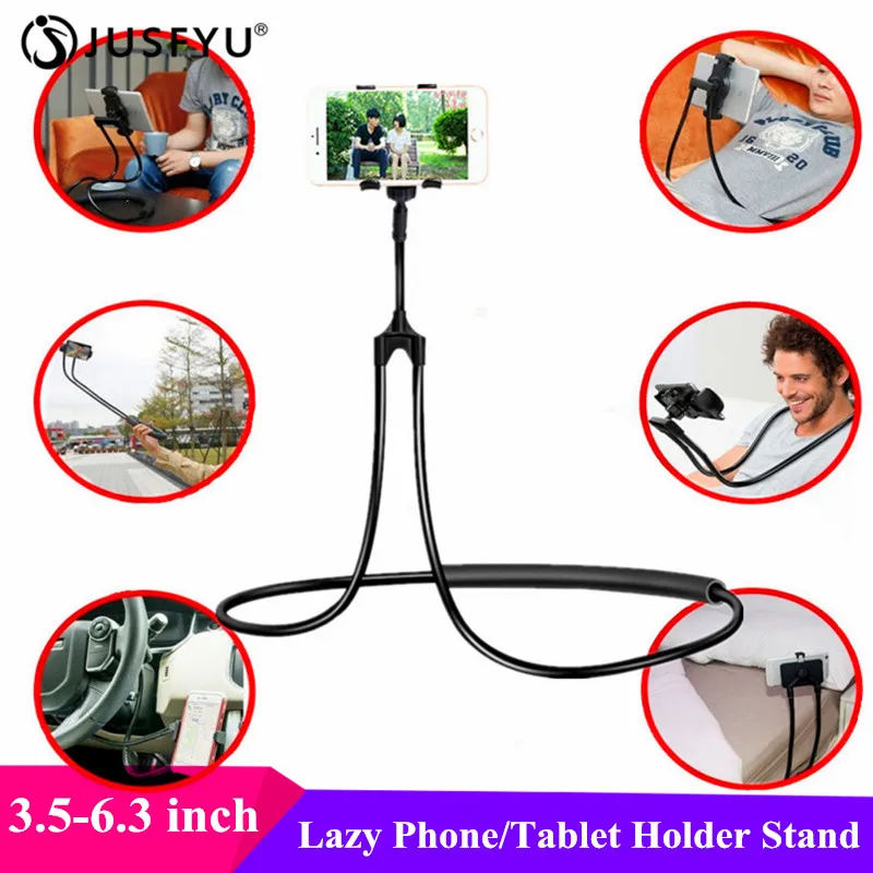 

Universal Cell Phone Holder Flexible Long Arm lazy Phone Holder Tablet Car Mount Bracket For iPhone7 8 Xiaomi Pocophone F1 Stand