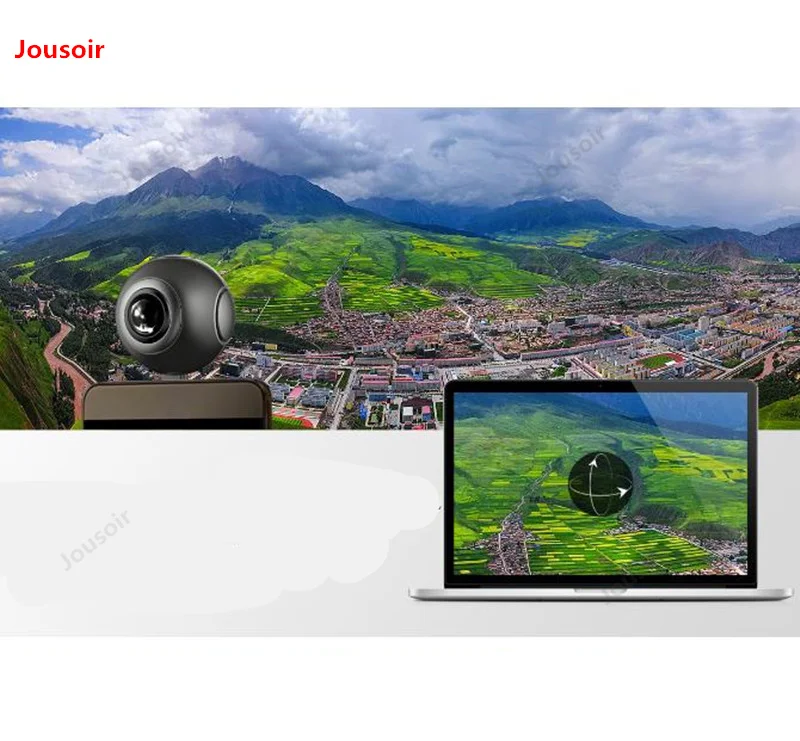 Панорамная камера 720 ° VR mobile partner share online lens hd 3D live motion camera градусов широкоугольный