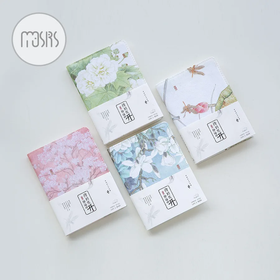 Lucu Bunga Antik Buku Diary Jadwal Mingguan Perencana Notebook