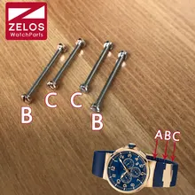 Стальные часы с винтовой трубкой стержень для Nardin морской 326 UN watch band соединительные винты части(B+ C) Инструменты
