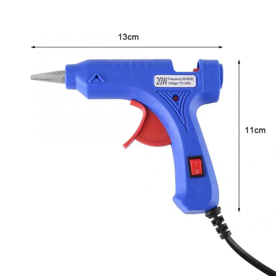 20 Вт промышленные мини-клей Электрический нагрев температура термоклей Craft Repair Tool горячий клей