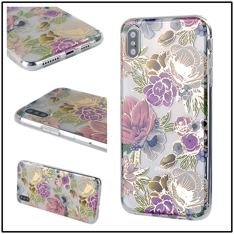 floral plating iphone 7 case-4