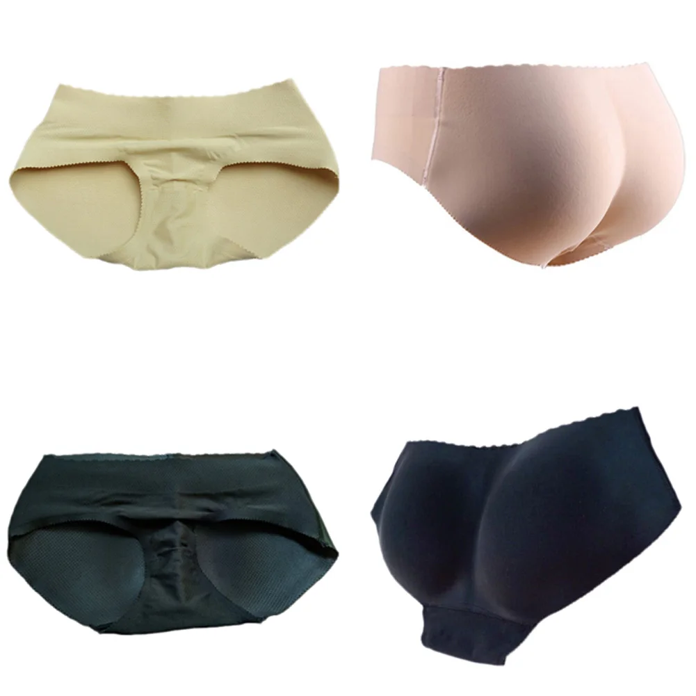 Women seamless Body shapers Panties fake butt pads