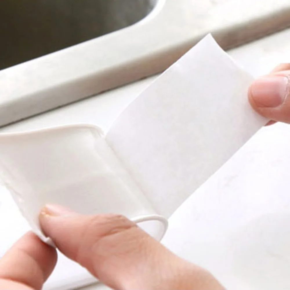 3.2mx3.8cm Mildew Resistant Kitchen Sealing Strip Waterproof Bathroom Wall Stickers Self Adhesive Bath Sealing Strip