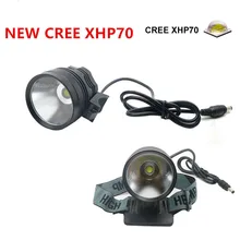 Светодиодный налобный фонарь с зарядкой от USB 4000 люмен, головной светильник CREE XHP70, велосипедный светильник, велосипедный светильник, головной светильник