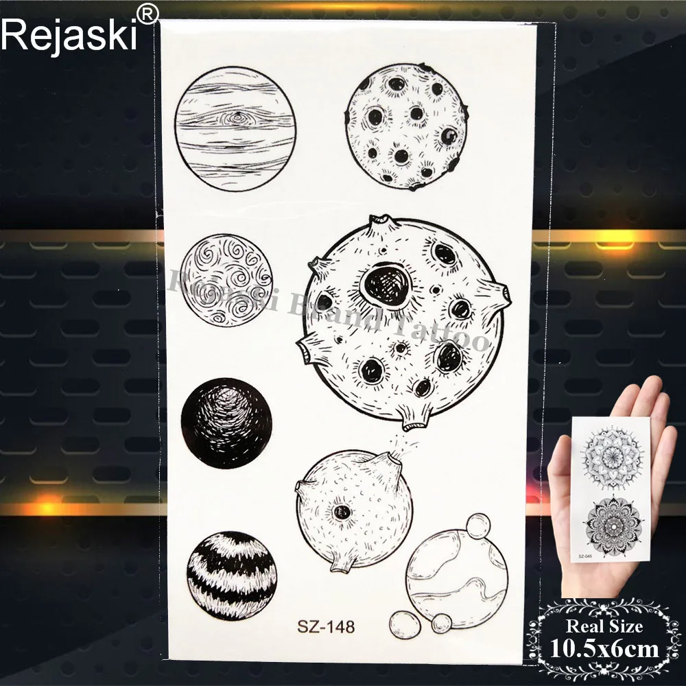 Акварельные бумажные тату наклейки Rejaski Детские флоры временная татуировка