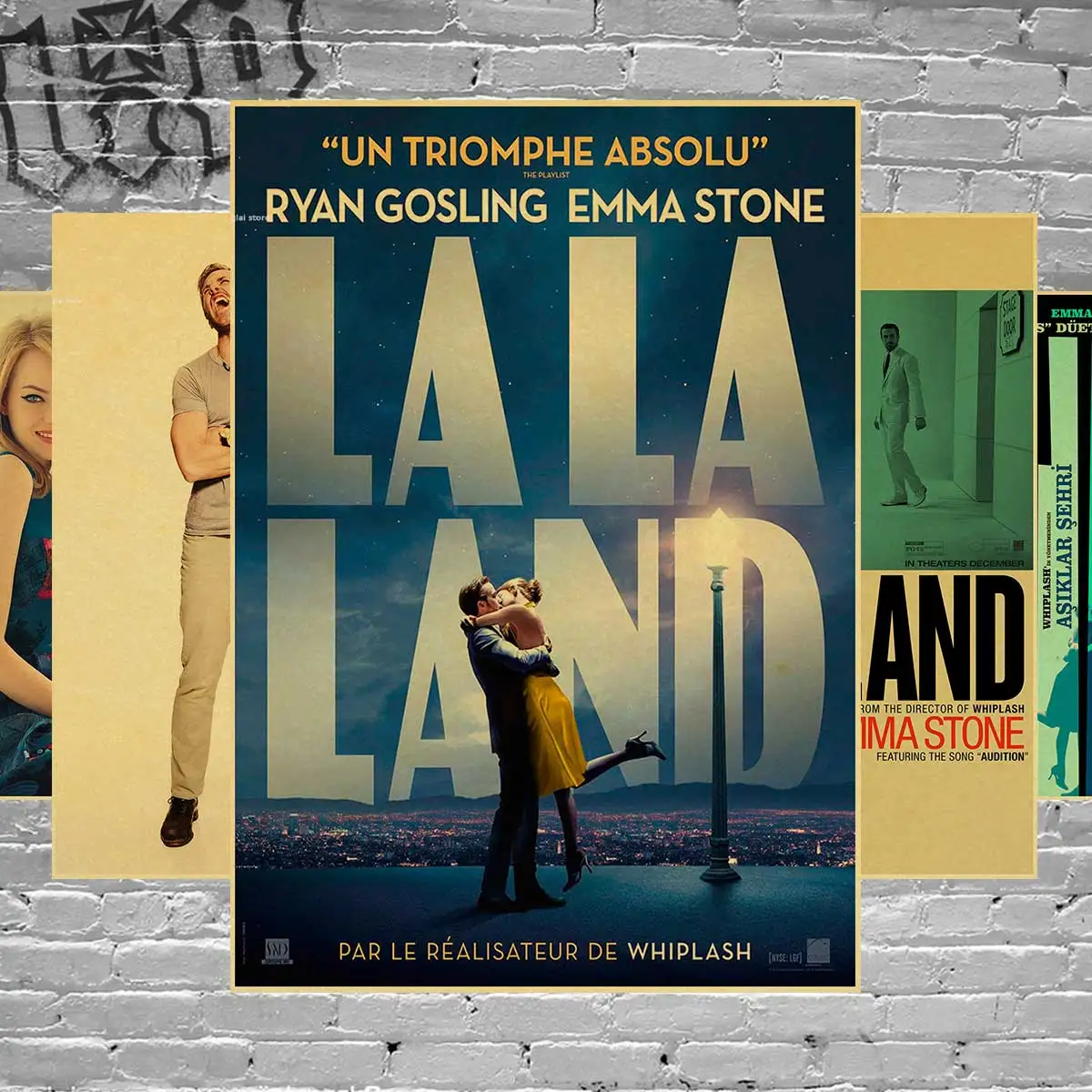 

La La Land Posters Movie Vintage Wall Home Decoration Kraft Paper Birthday Gifts Abooly Brand