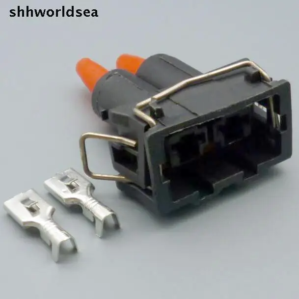 Комплект с двумя штырьковыми разъемами shhworld 4/10/50/100 6 3 мм автомобильный рожковый