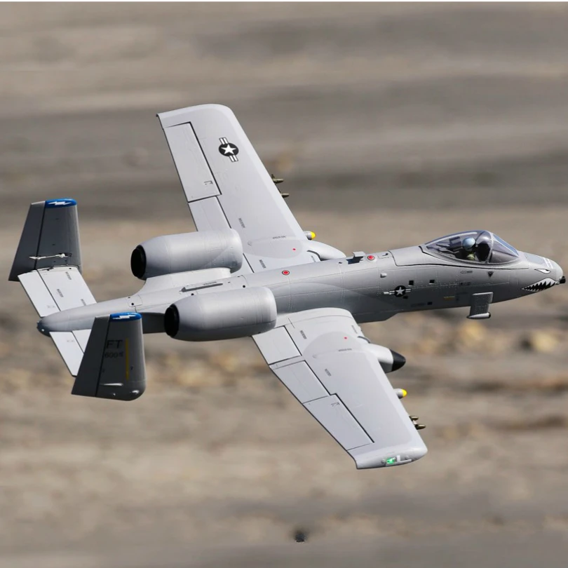 FMS 70 мм импеллер EDF Jet A 10 A10 Thunderbolt II сдвоенный двигатель 6CH 6 S приводимого в движение