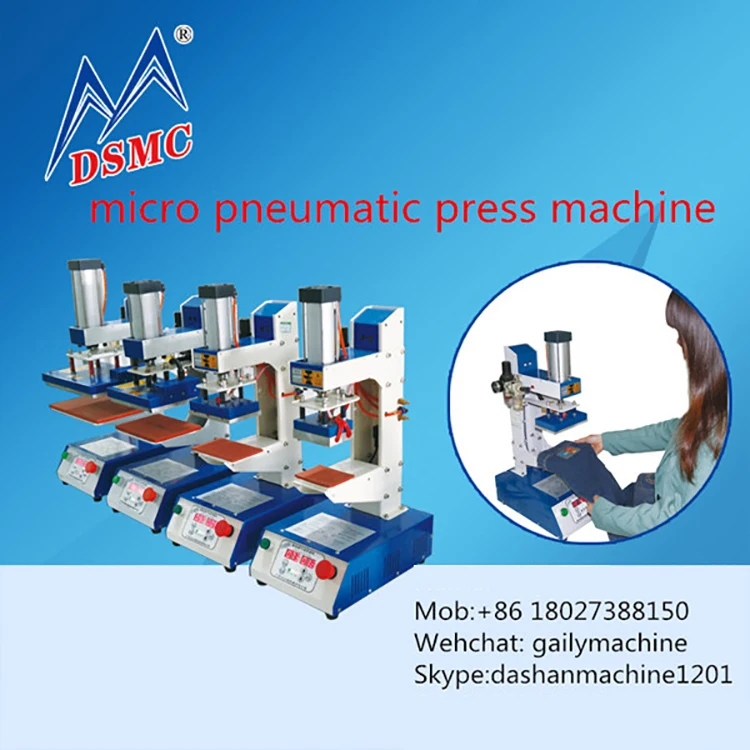 Clearance Hot Automatic heat press leather logo embossed hot stamping New machine 8x10cm 4