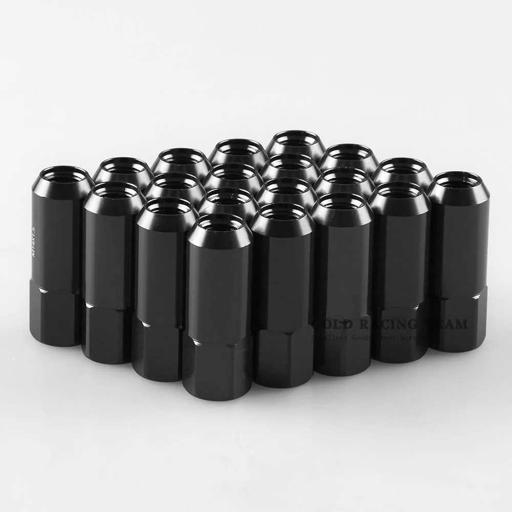 GRT M14 x 1.5 20 шт. 60 мм длительное Гонки Производительность рифлёная Гайки Kit JDM ДЛЯ Geman
