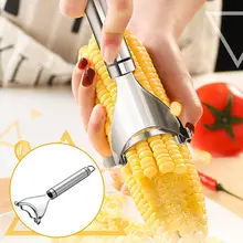 Coupe-épis de maïs en acier inoxydable, éplucheur, batteur, bande, dissolvant de noyau, outil de cuisine, aides pratiques