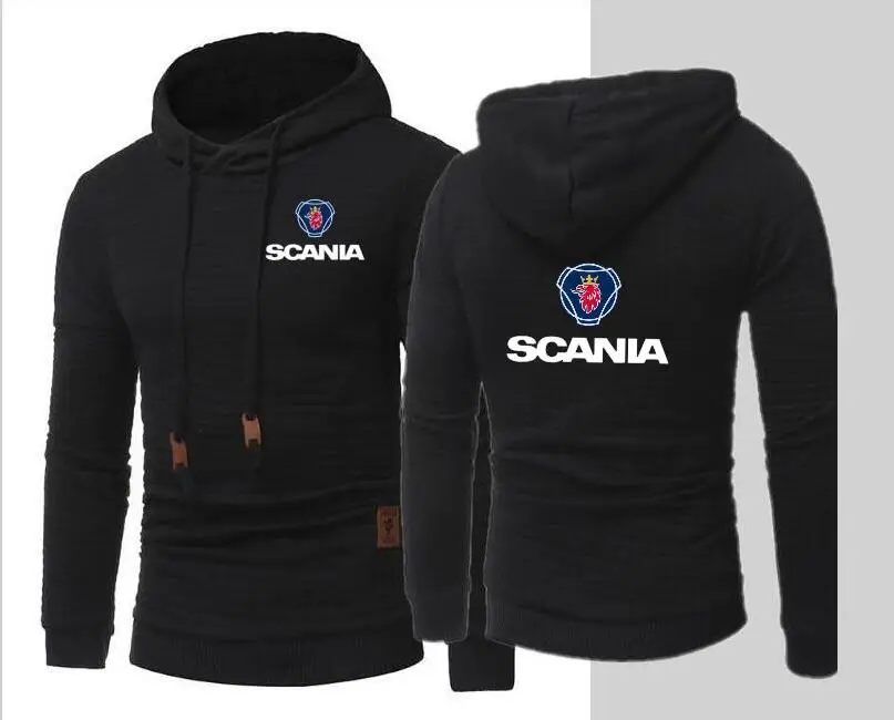 Модная мужская новая горячая распродажа Scania hooded жаккардовый пуловер big truck hoodie с