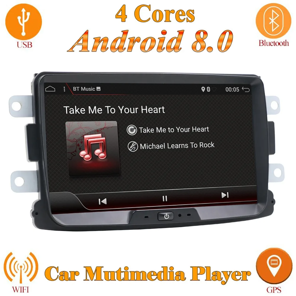 1 din android 8 0 font b car b font multimedia player for duster font b