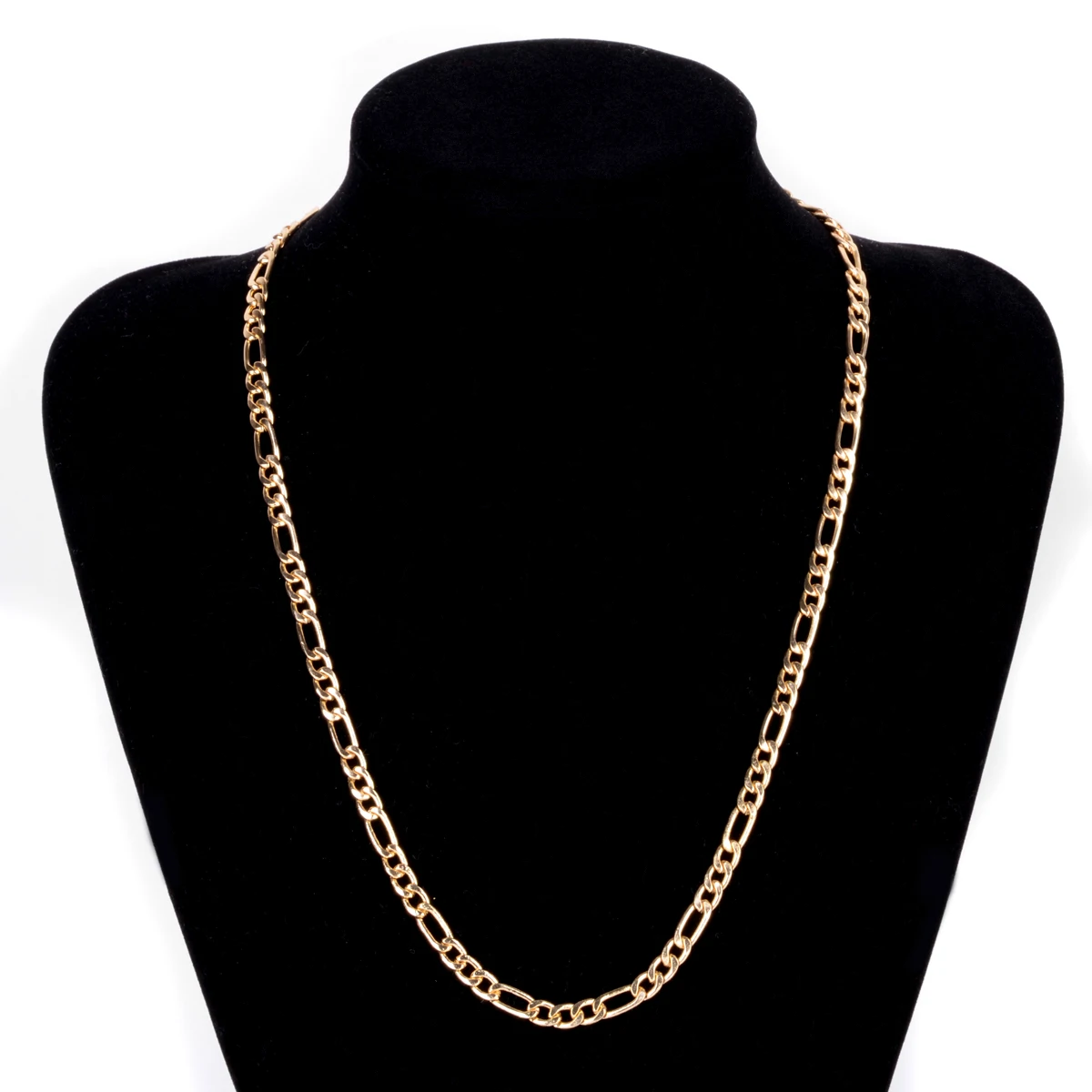 Vintage Men Gold Color Chain Collar Necklace Shellhard Charms DIY Jewelry Hip Hop  Filled Cuban Link Chain Long Necklace