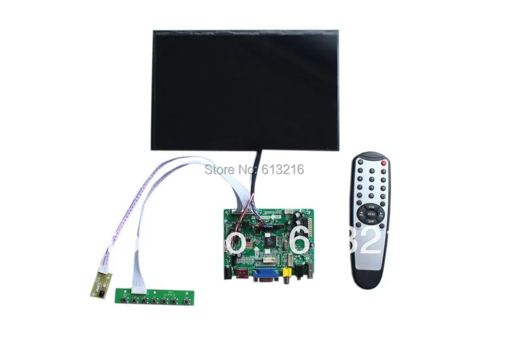 

HDMI+VGA +AV +Audio LCD controller board+IPS 10.1 inch LCD panel N101ICG-L21 1280*800+LVDS cable +Remote control +OSD keypad