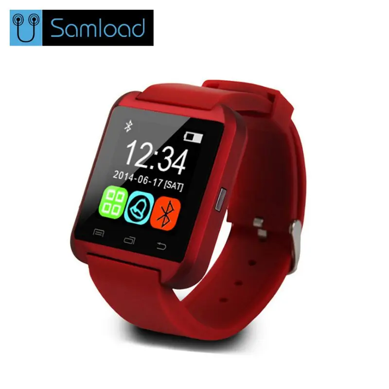 Умные часы Samload, синхронизация уведомлений, поддержка подключения Bluetooth для телефона Android, умные часы PK GT08 DZ09 GV18 U8 - Цвет: U8-R