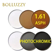 1,61 индекс фотохромные линзы высокого качества асферическая поверхность ASPH оптические фотохромные линзы